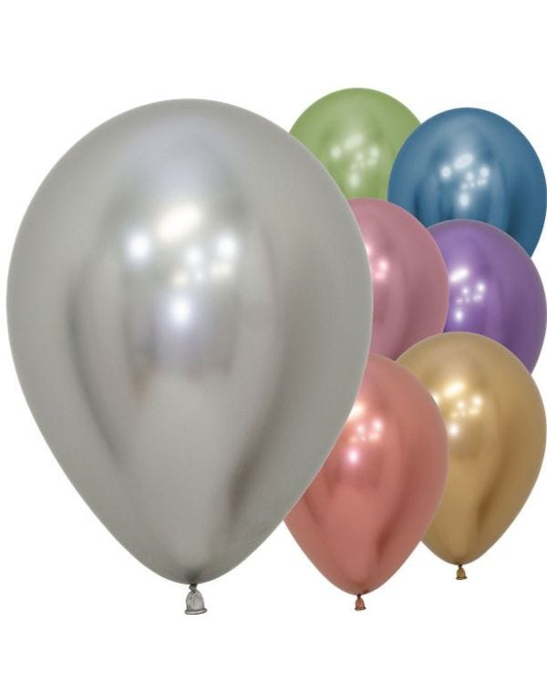 Assorted Reflex Balloons - 12&quot; Latex (50pk)