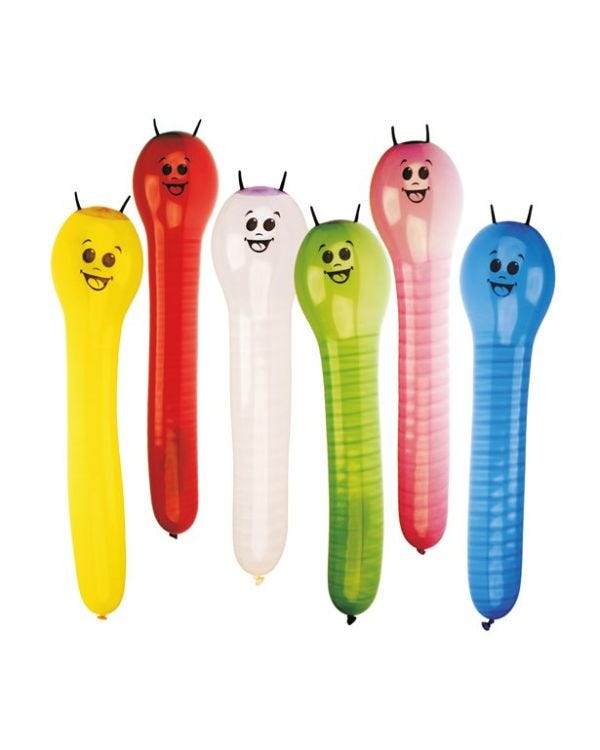 Caterpillar Bug Latex Balloons (12pk)
