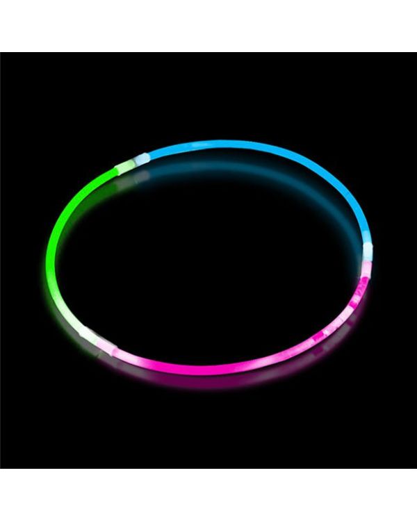Tri-Colour Glow Necklace - 60cm (4pk)