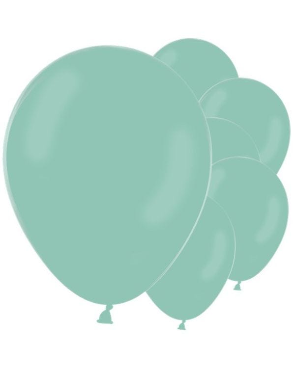 Pastel Mint Green Latex Balloons - 12&quot; (10pk)