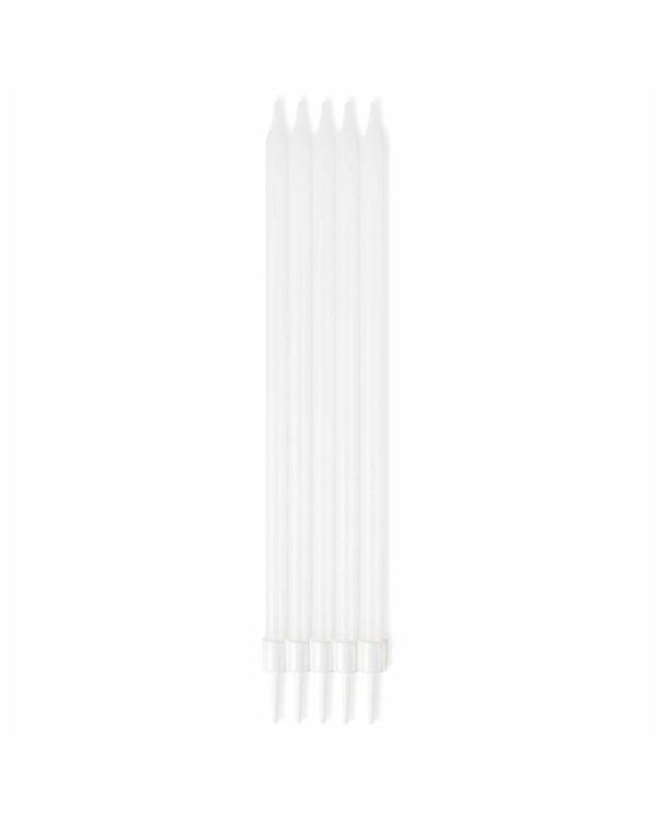 White Tall Candles - 16cm (10pk)