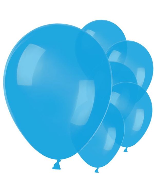 Blue Metallic Latex Balloons - 11&quot; (10pk)