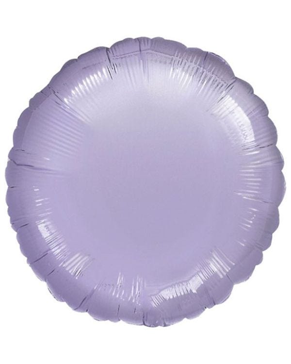 Pastel Lilac Round Balloon - 18&#039;&#039; Foil