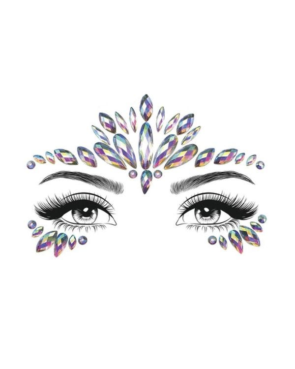 Ice Queen Face Gems