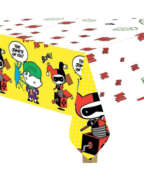 Batman &amp; Joker Plastic Tablecover - 1.8m x 1.2m