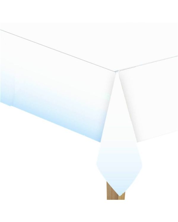 1st Birthday Blue Paper Tablecover - 1.2m x 1.8m