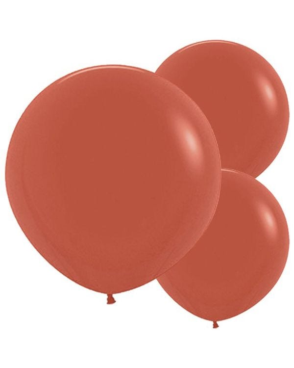 Terracotta Balloons - 24&quot; Latex (3pk)