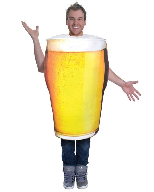 Pint of Beer - Adult Costume