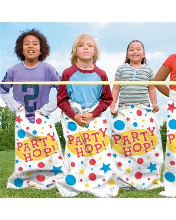 Sack Race - 6 Jumping Sacks (6pk)
