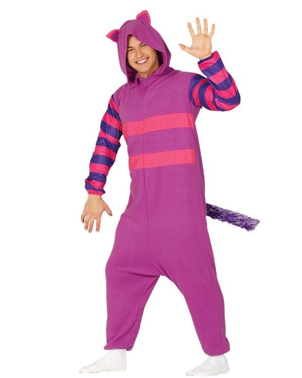 Cheshire Cat Onesie - Adult Costume