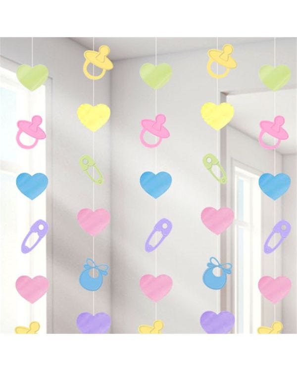Baby Shower String Decoration (6pk)