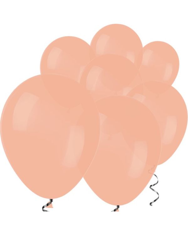 Peach Mini Balloons - 5&quot; Latex Balloons (100pk)