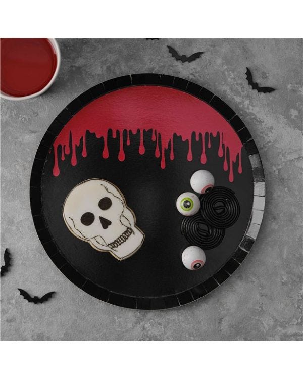 Bloody Paper Plates - 25cm (8pk)