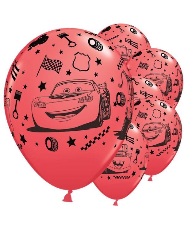 Disney Cars Latex Balloons - 12&quot; (6pk)