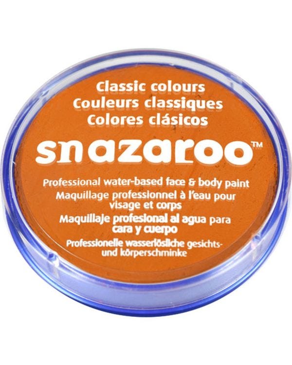 Snazaroo Orange Face Paint - 18ml
