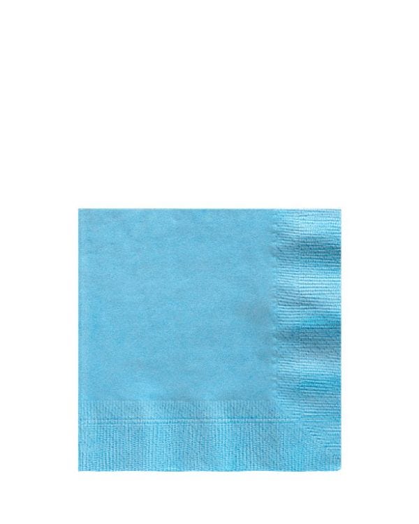 Baby Blue Beverage Napkins - 25cm (20pk)