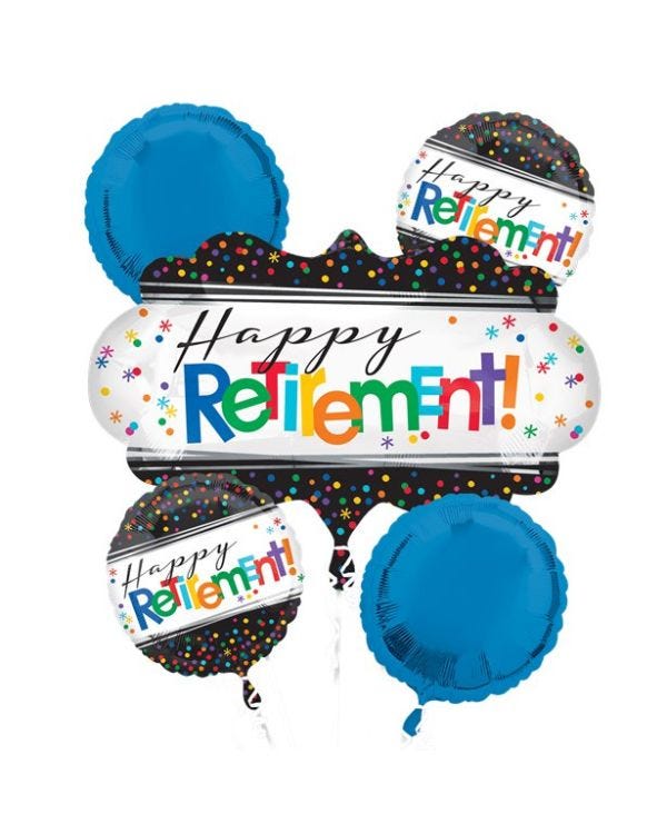 Officially Retired Balloon Bouquet - Assorted Foil
