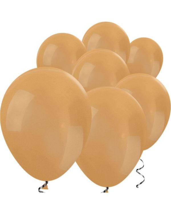 Gold Metallic Mini Balloons - 5&quot; Latex Balloons (100pk)