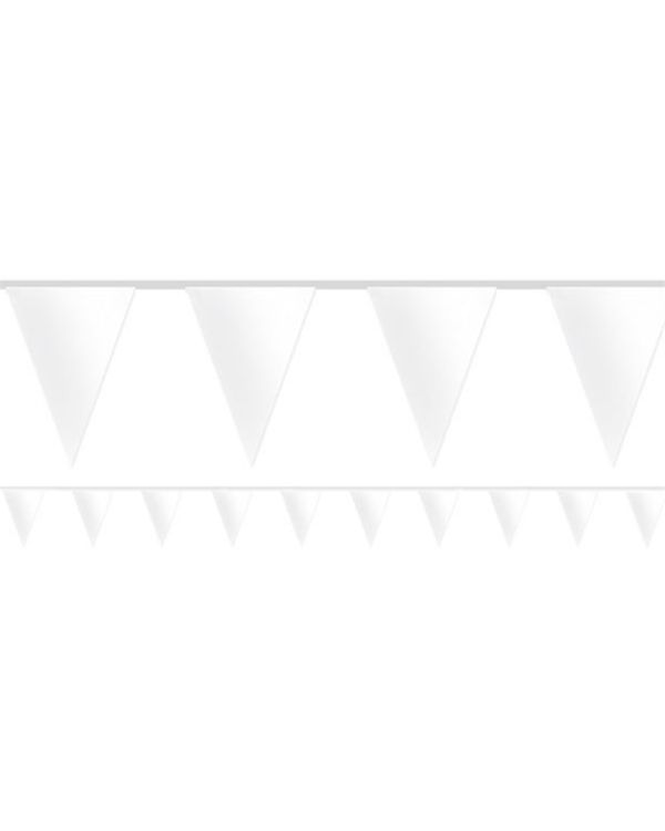 White Paper Bunting - 4.5m