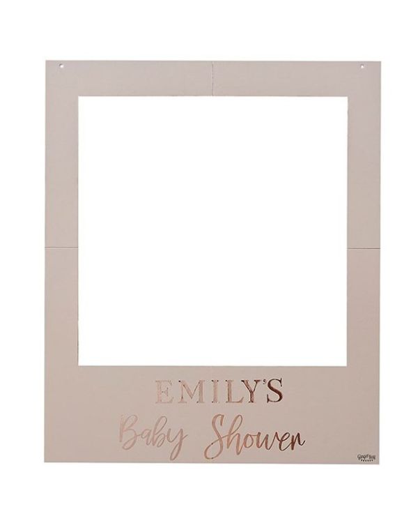 Baby Shower Customisable Photo Prop Frame - 72cm x 60cm