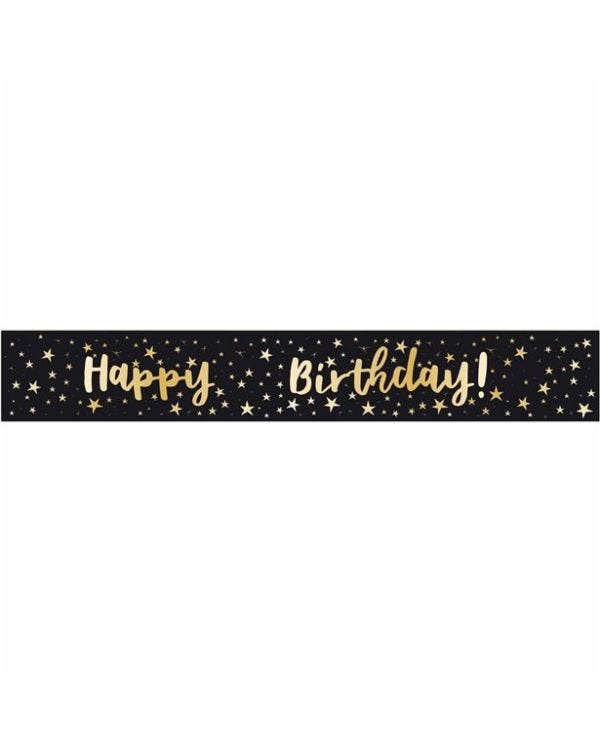 Happy Birthday Add an Age Foil Banner - 1.74m