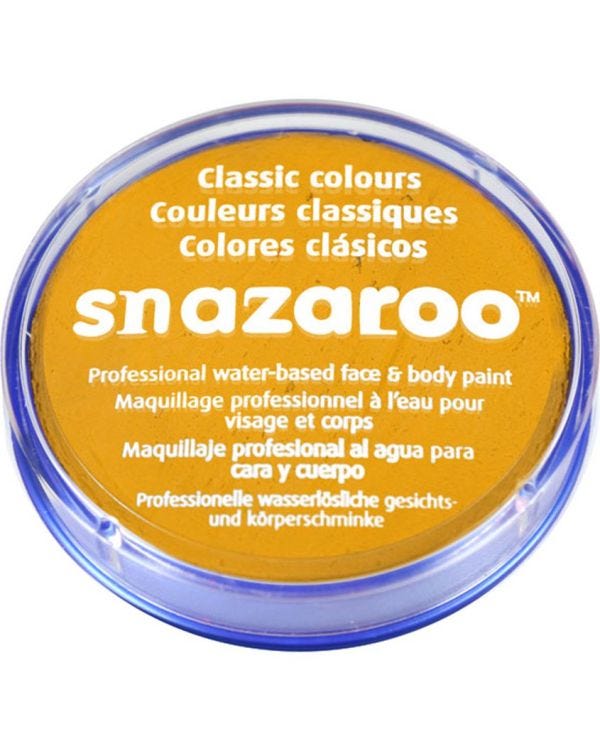 Snazaroo Ochre Yellow Face Paint - 18ml