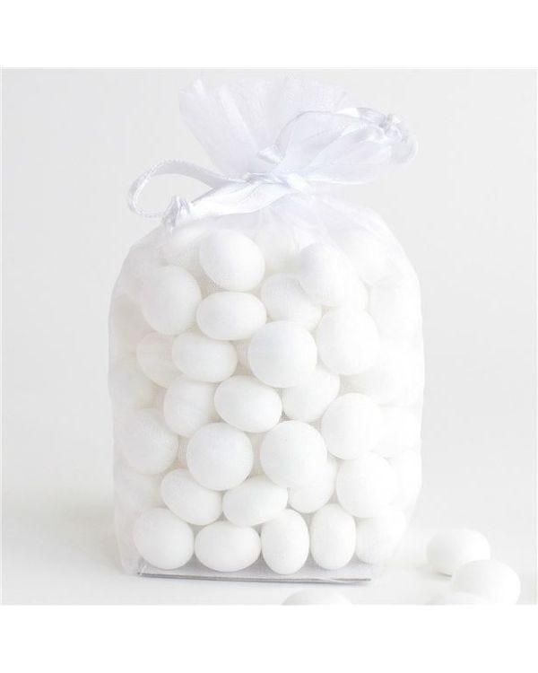 White Organza Bags - 15cm x 11cm (10pk)