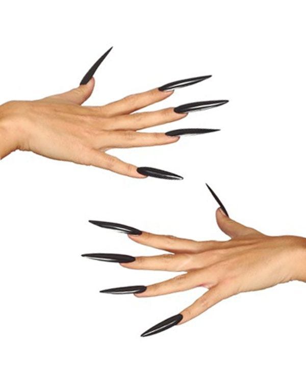 Long Black Nails