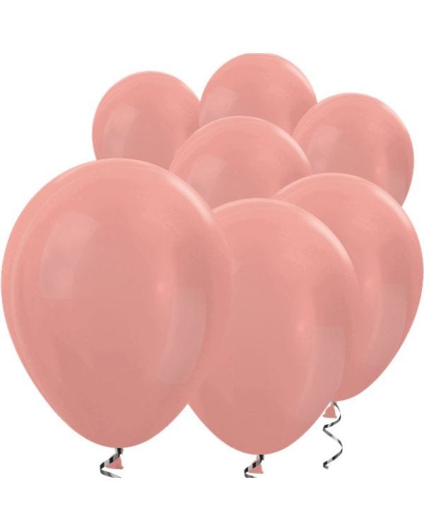 Rose Gold Metallic Mini Balloons - 5&quot; Latex (100pk)
