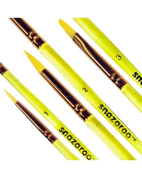 Snazaroo Face Paint Brush Set (3pk)