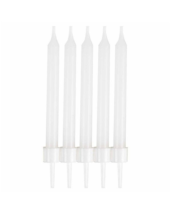 White Candles - 6cm (10pk)