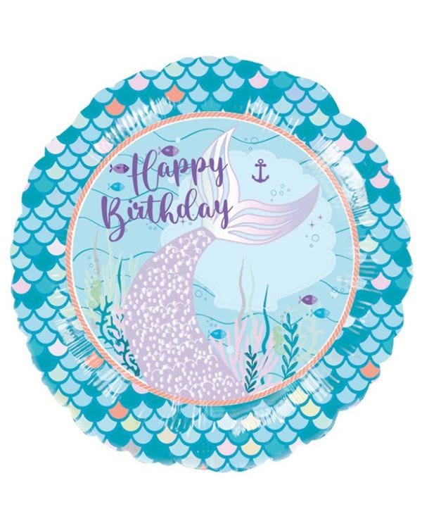 Mermaid Tales Foil Balloon - 18&quot;