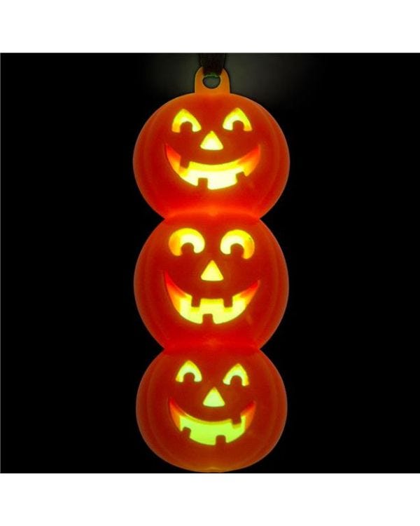 Glow Pumpkin Necklace - 6.5cm