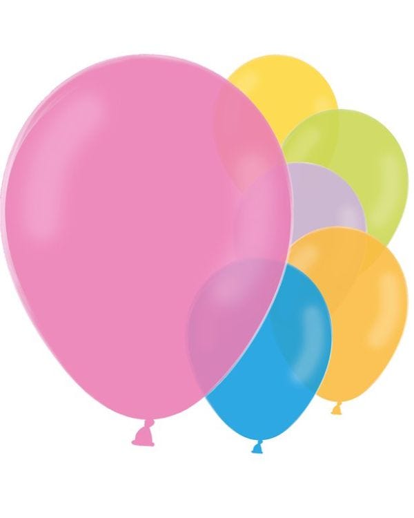 Pastel Mix Latex Balloons - 12&quot; (10pk)