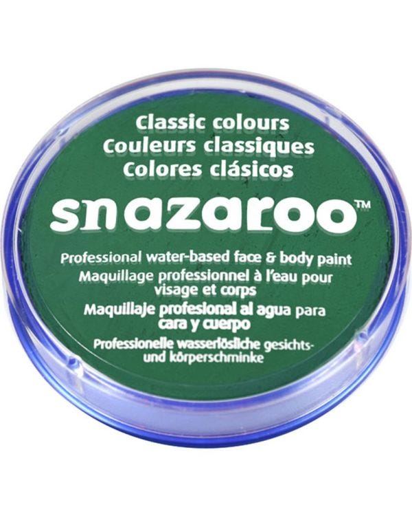 Snazaroo Grass Green Face Paint - 18ml