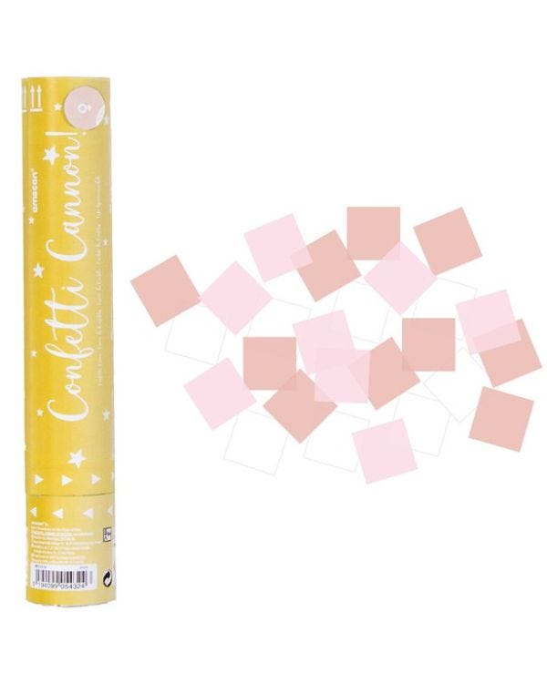 Pink Confetti Cannon - 24cm