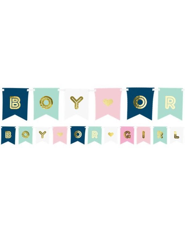 Boy Or Girl Banner - 1.75m