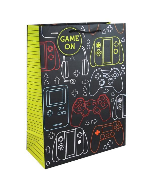 Game On Extra Large Gift Bag