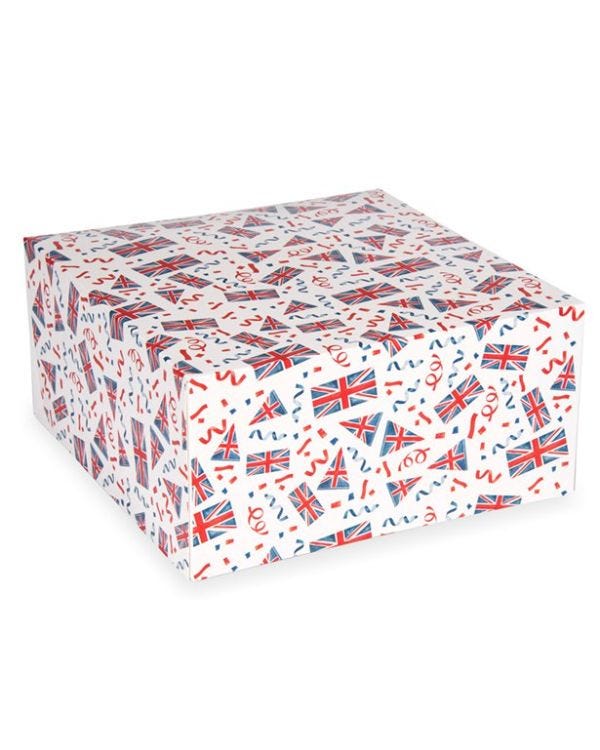 Union Jack Cake box - 26cm