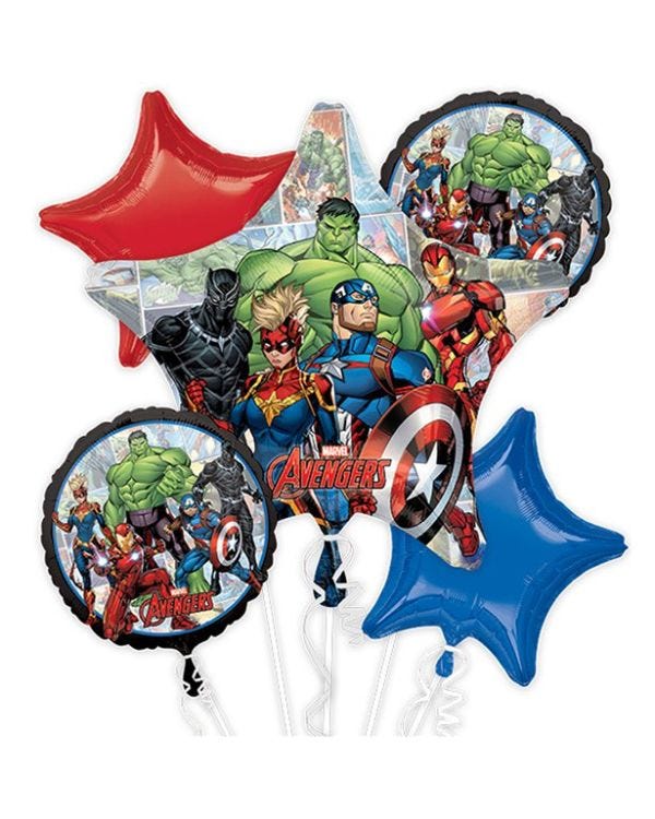 Avengers Balloon Bouquet -Assorted Foil