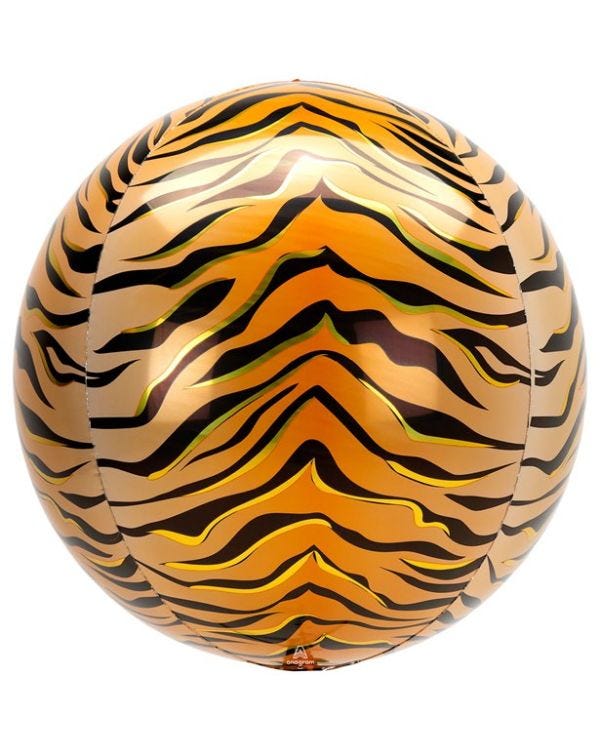 Orbz Tiger Print - 16&quot; Foil