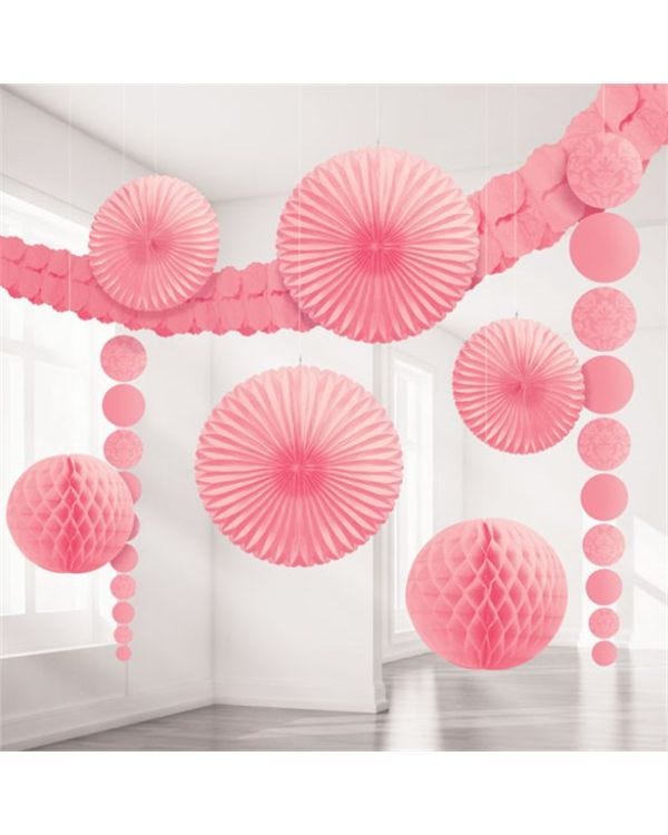New Pink Damask Decorating Kit