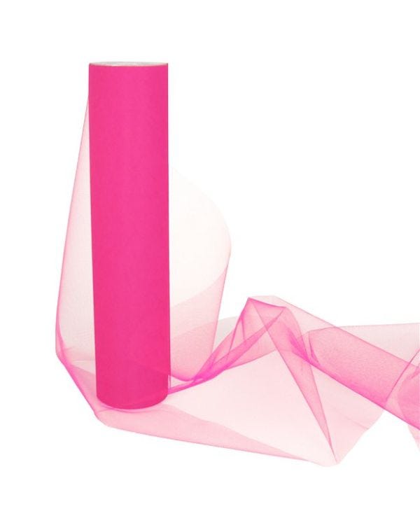 Fuchsia Tulle Roll - 30cm x 25m