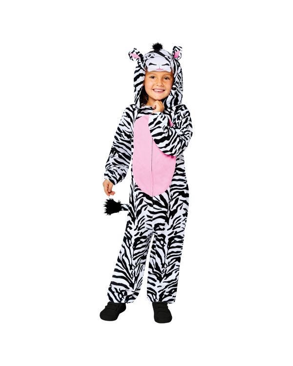 Zebra Onesie - Child Costume