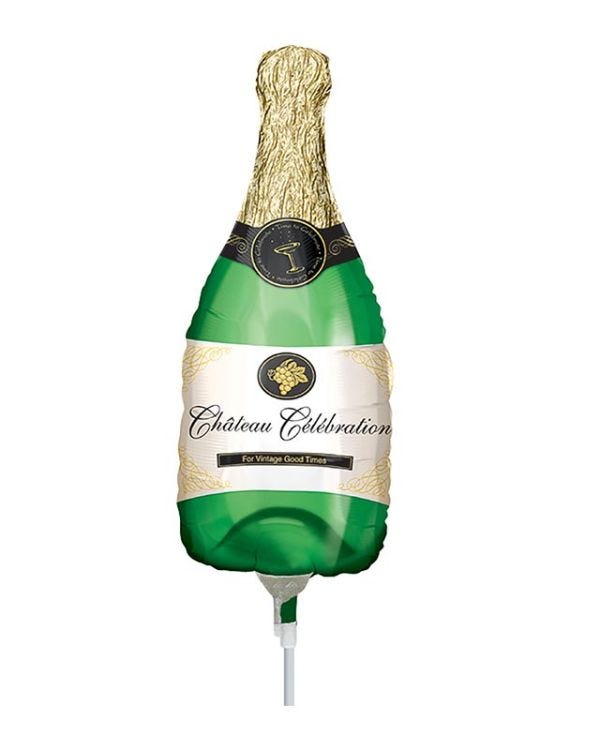 Bubbly Bottle Mini Air-filled Foil Balloon