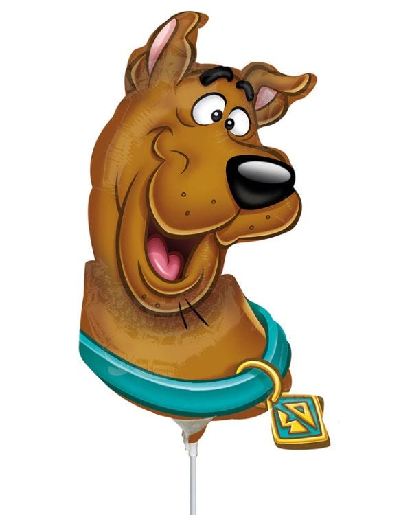 Scooby-Doo Head Mini Airfilled Balloon
