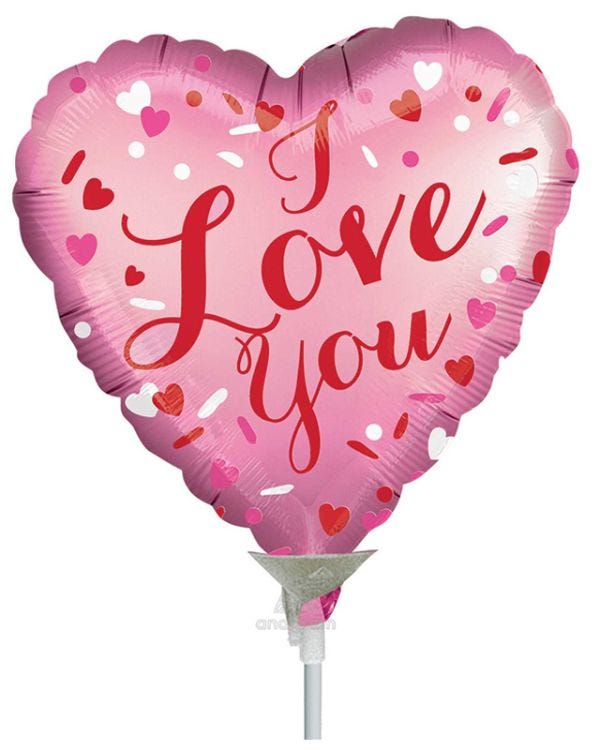 I Love You Mini Airfilled Balloon