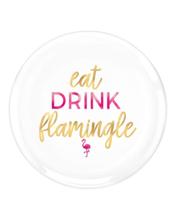 Aloha Summer Plastic Serving Plate - 35cm