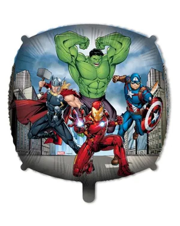 Avengers 18&quot; Square Foil Balloon with String &amp; Weight