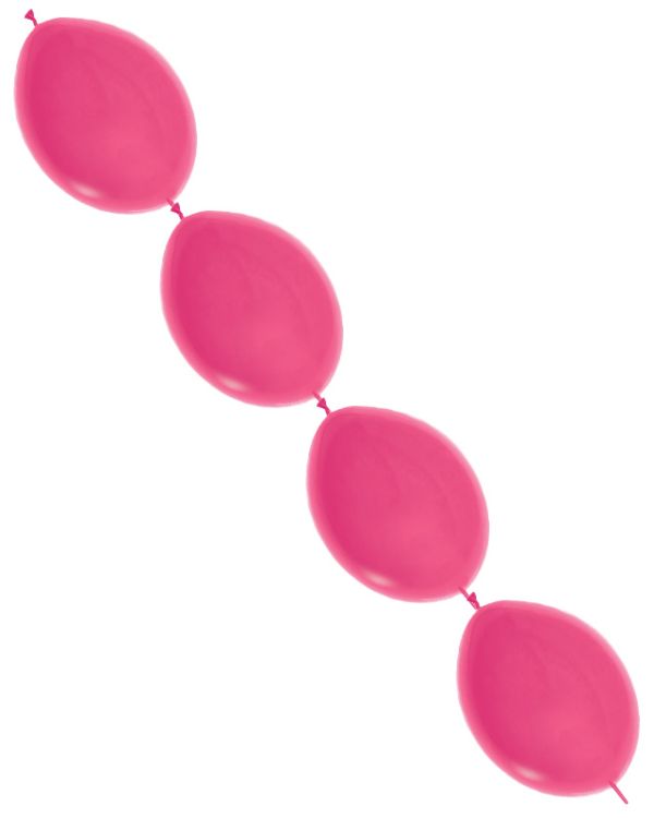 Link-o-Loon Fuchsia Balloons - 12&quot; Latex (50pk)